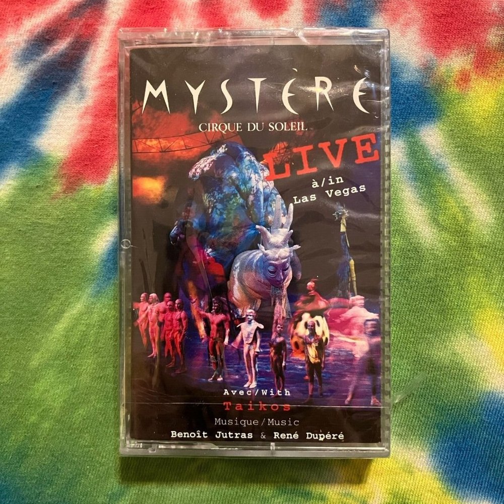 Cirque Du Soleil Mystere Live Cassette New Sealed